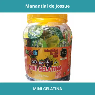 MINI MINI GELATINA 100UNIDADES