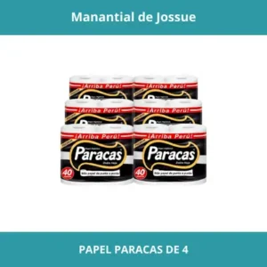 PAPEL PARACAS DE 4ROLLOS